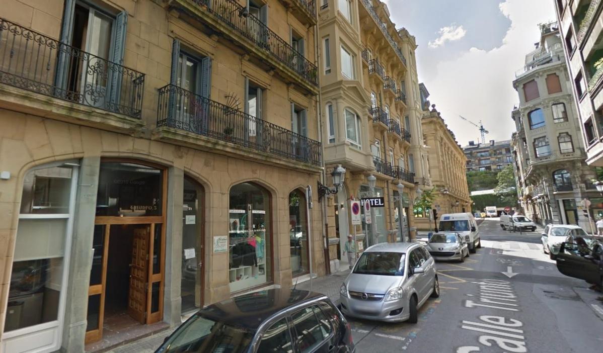 Apartamento Amplio Y Central A Pie De Playa La Concha San Sebastián Eksteriør billede